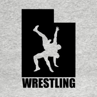 Utah Wrestling (w/ Text) T-Shirt